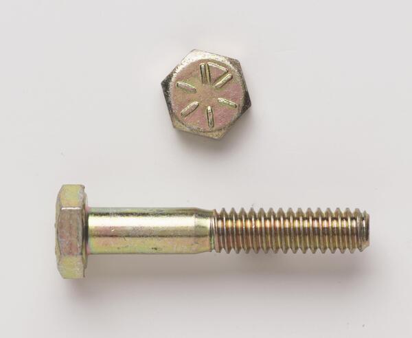 14X4HBG8USSYZ HEX BOLT GRADE 8 YELLOW ZC 1/4-20 X 4